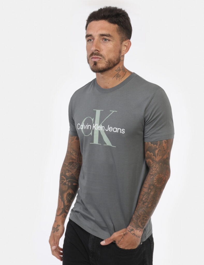 Calvin Klein uomo outlet - T-shirt CALVIN KLEIN Grigio