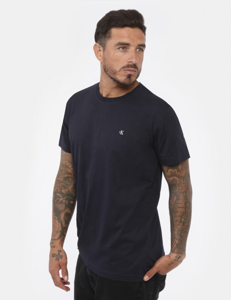 T-shirt Calvin Klein uomo scontate - T-shirt CALVIN KLEIN Blu