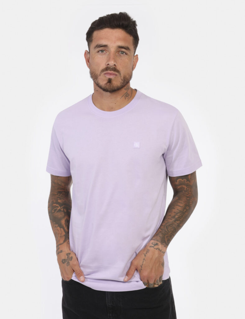 T-shirt Calvin Klein uomo scontate - T-shirt CALVIN KLEIN Lilla