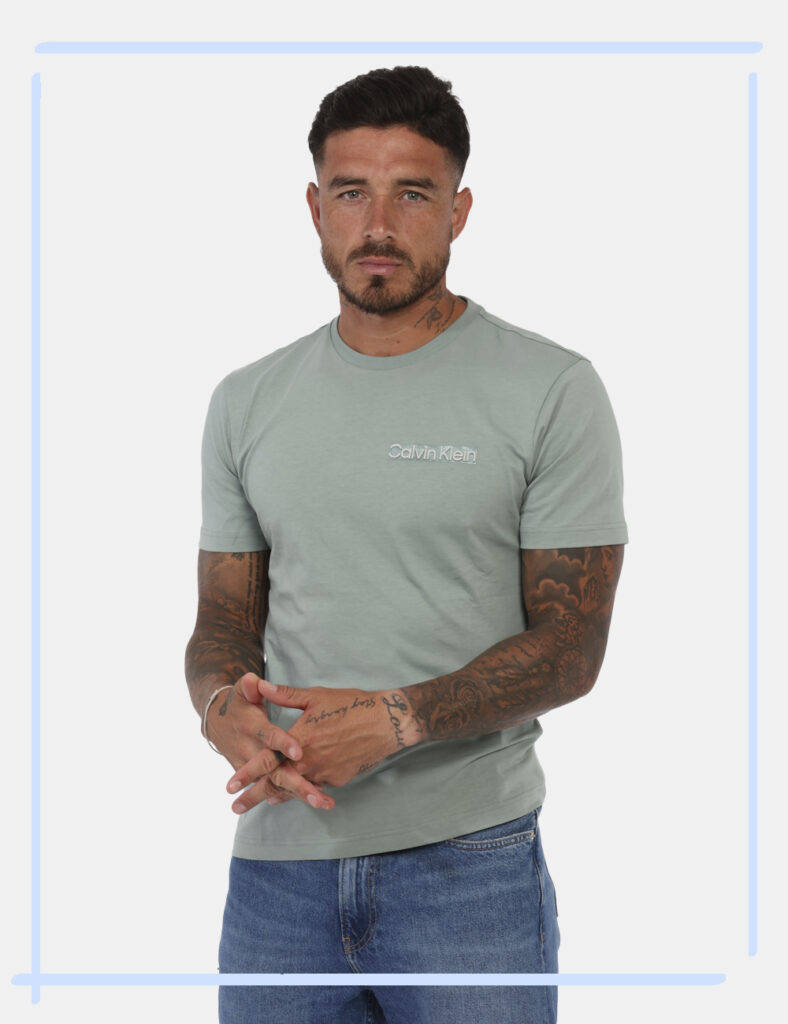 Calvin Klein uomo outlet - T-shirt Calvin Klein Verde