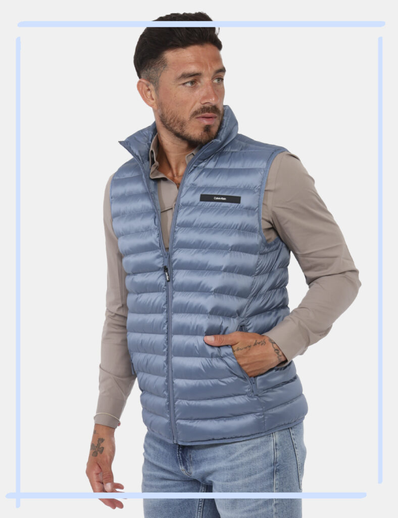 Calvin Klein uomo outlet - Gilet Calvin Klein Azzurro