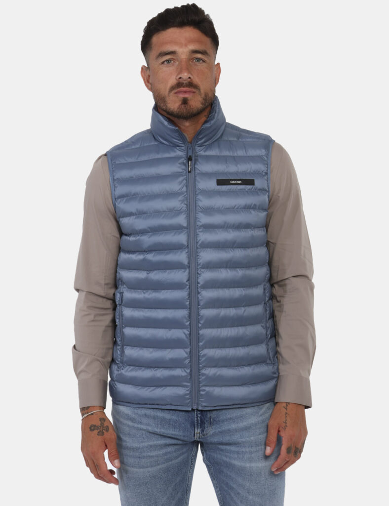 Calvin Klein uomo outlet - Gilet Calvin Klein Azzurro