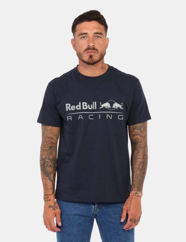 T-shirt Red Bull Blu - Questa t-shirt Red Bull Racing x Pepe Jeans a maniche corte è un capo essenziale per gli appassionati