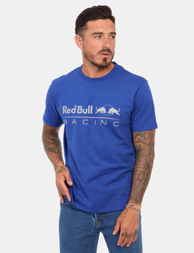 T-shirt Red Bull Blu - Questa t-shirt Red Bull Racing x Pepe Jeans a maniche corte è un capo essenziale per gli appassionati