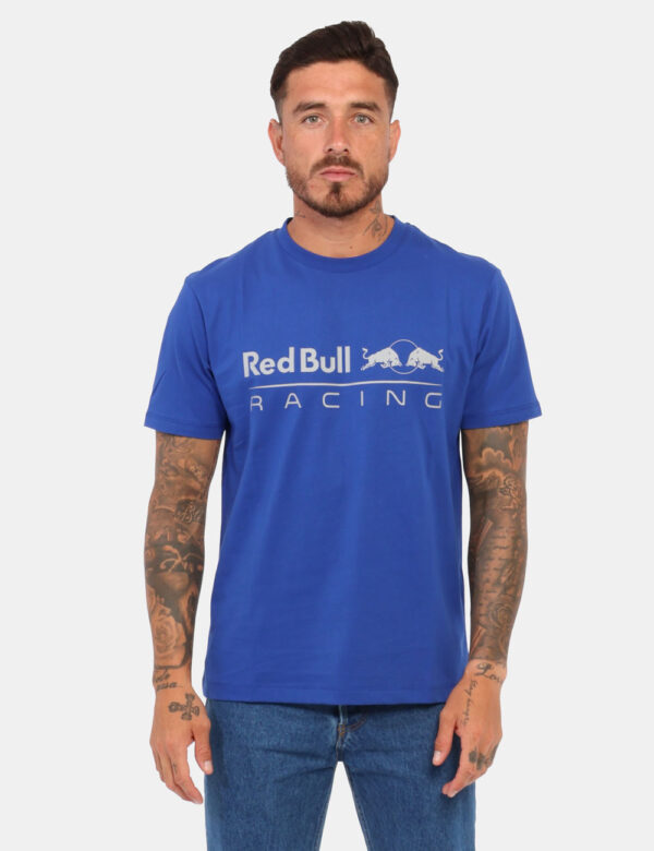 T-shirt Red Bull Blu - Questa t-shirt Red Bull Racing x Pepe Jeans a maniche corte è un capo essenziale per gli appassionati