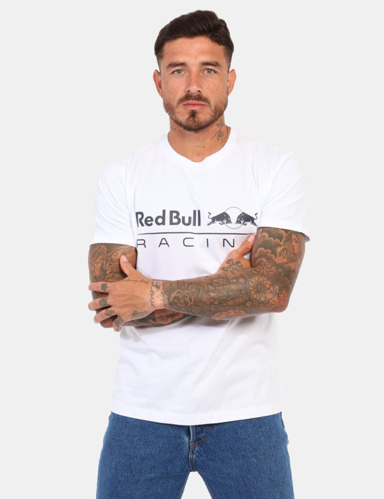 T-shirt Red Bull bianco - Questa t-shirt Red Bull Racing x Pepe Jeans a maniche corte è un capo essenziale per gli appassion