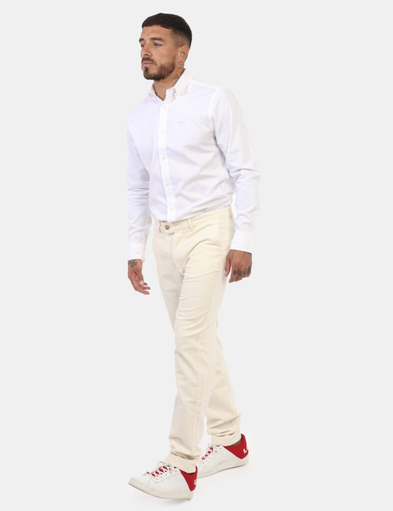 Outlet pantaloni uomo scontati - Pantaloni Gant Bianco