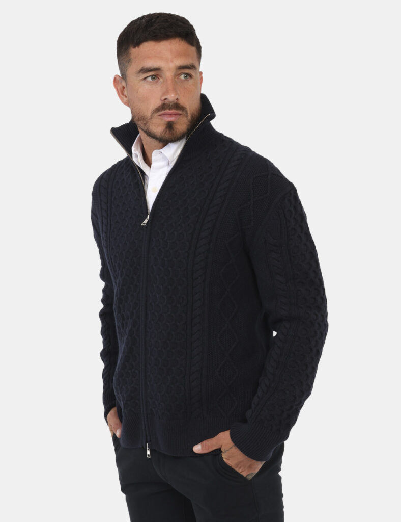 Gant uomo outlet - Maglione Gant blu  - Maglione Gant Blu