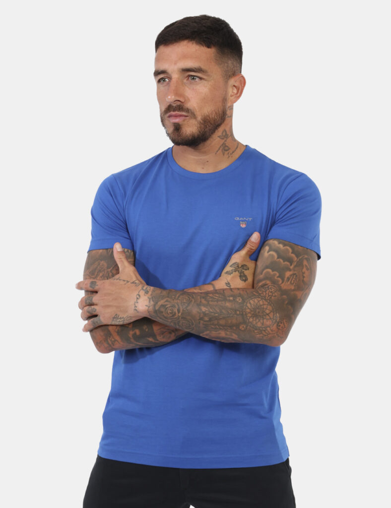 T-shirt uomo scontata - T-Shirt Gant Blu