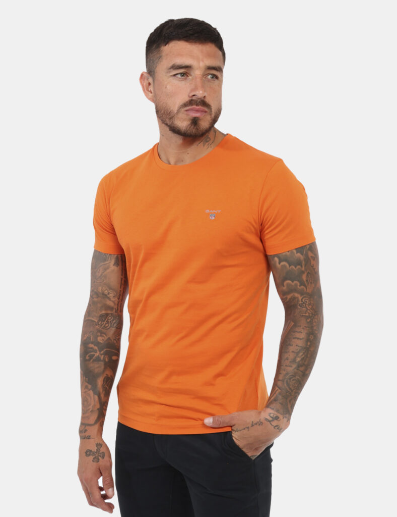 T-shirt uomo scontata - T-Shirt Gant Arancione