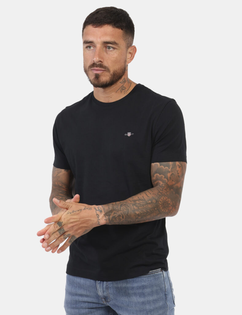 T-shirt uomo scontata - T-Shirt Gant Nero