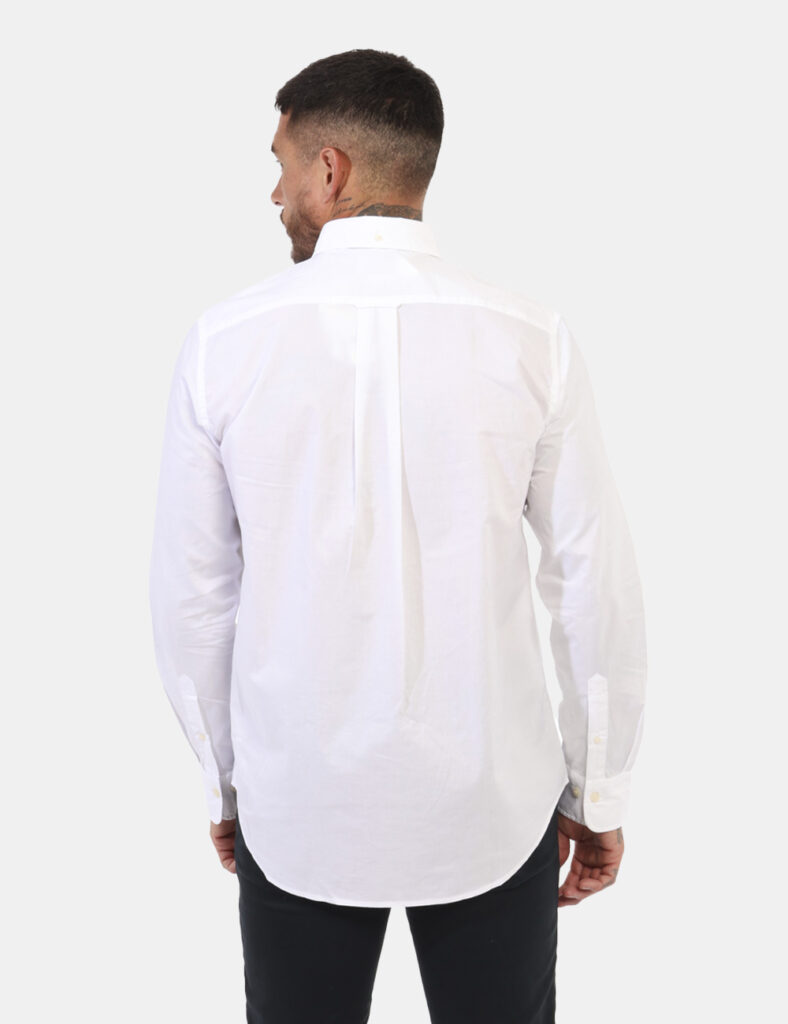 Outlet camicia da uomo scontata - Camicia Gant Bianco