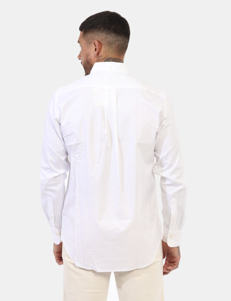 Outlet camicia da uomo scontata - Camicia Gant Bianco