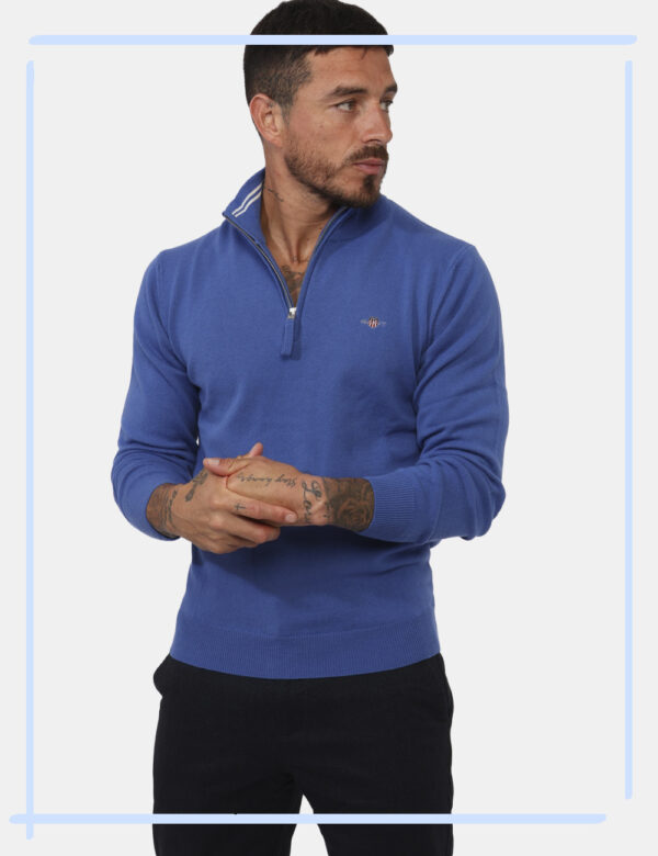 Maglione Gant Blu - L’articolo appartiene al campionario esclusivo di stagione: pezzo unicoCod. art. 2403 087213 N CVVi rico