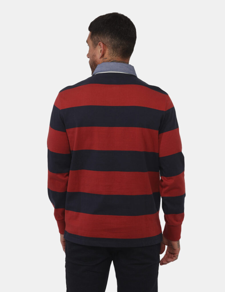 Gant uomo outlet - Maglione Gant blu  - Polo Gant Rosso