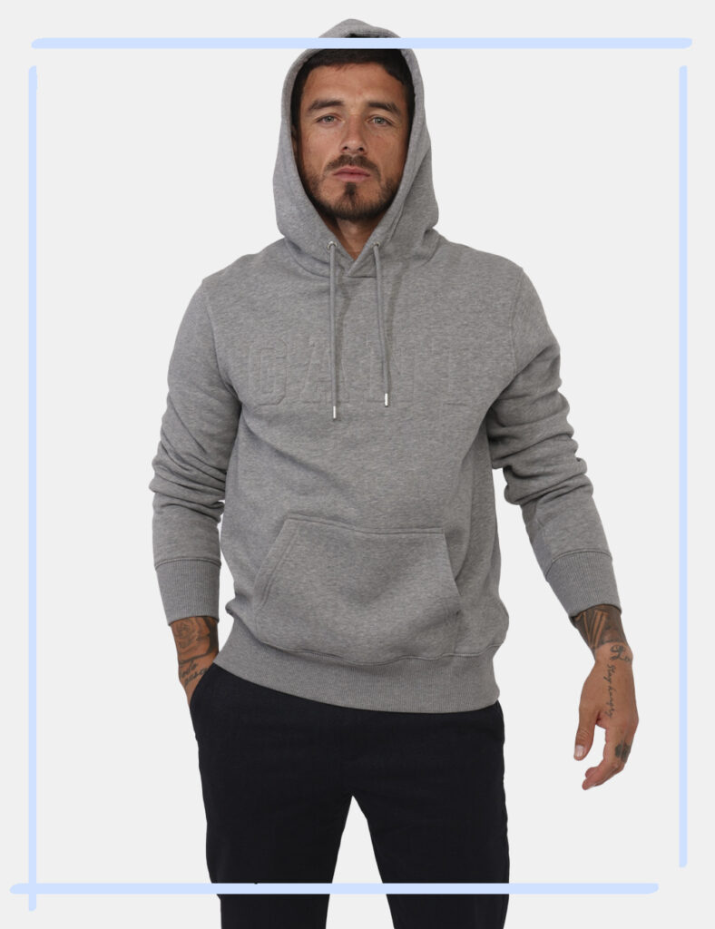 Gant uomo outlet - Maglione Gant blu  - Felpa Gant Grigio