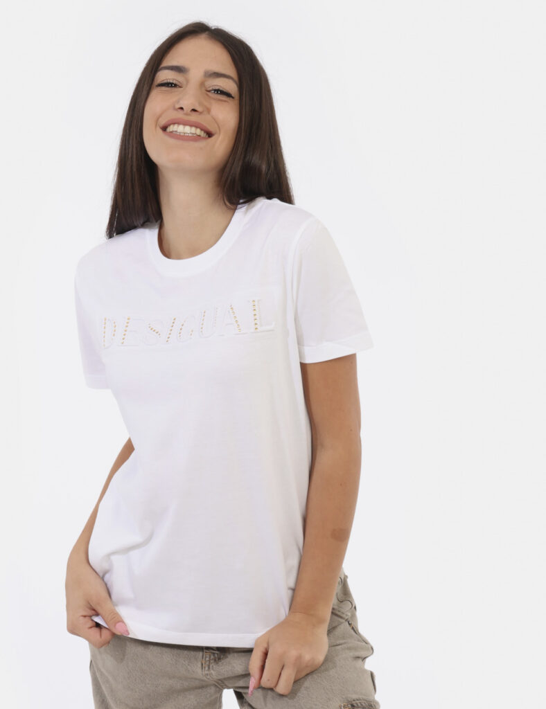 T-Shirt Desigual Bianco