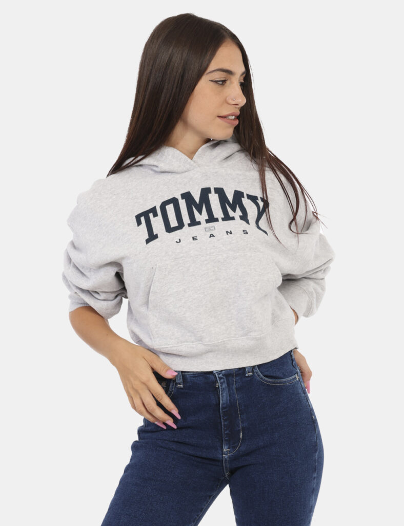 Felpe da donna scontata - Felpa TOMMY HILFIGER Grigio