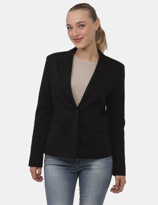 Blazer Fracomina Nero - Cod. art. FI23WJ2002W58001 SVVi ricordiamo che tutti i nostri articoli sono originali.