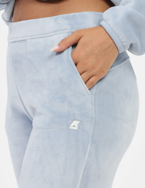 Pantaloni K-Way Azzurro - L’articolo appartiene al campionario esclusivo di stagione: pezzo unicoCod. art. K7128CW P CVVi ri