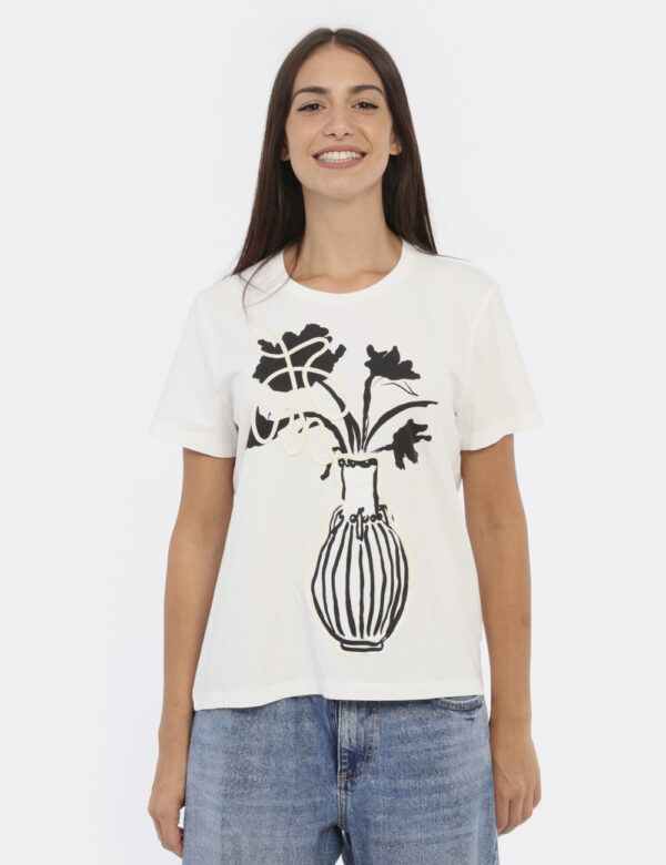 T-shirt DESIGUAL Bianco - L’articolo appartiene al campionario esclusivo di stagione: pezzo unicoCod. art. M24WWTK11 AB cvVi