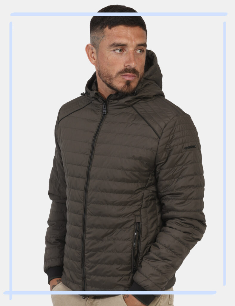 Outlet piumino uomo scontato - Piumino Geox Grigio