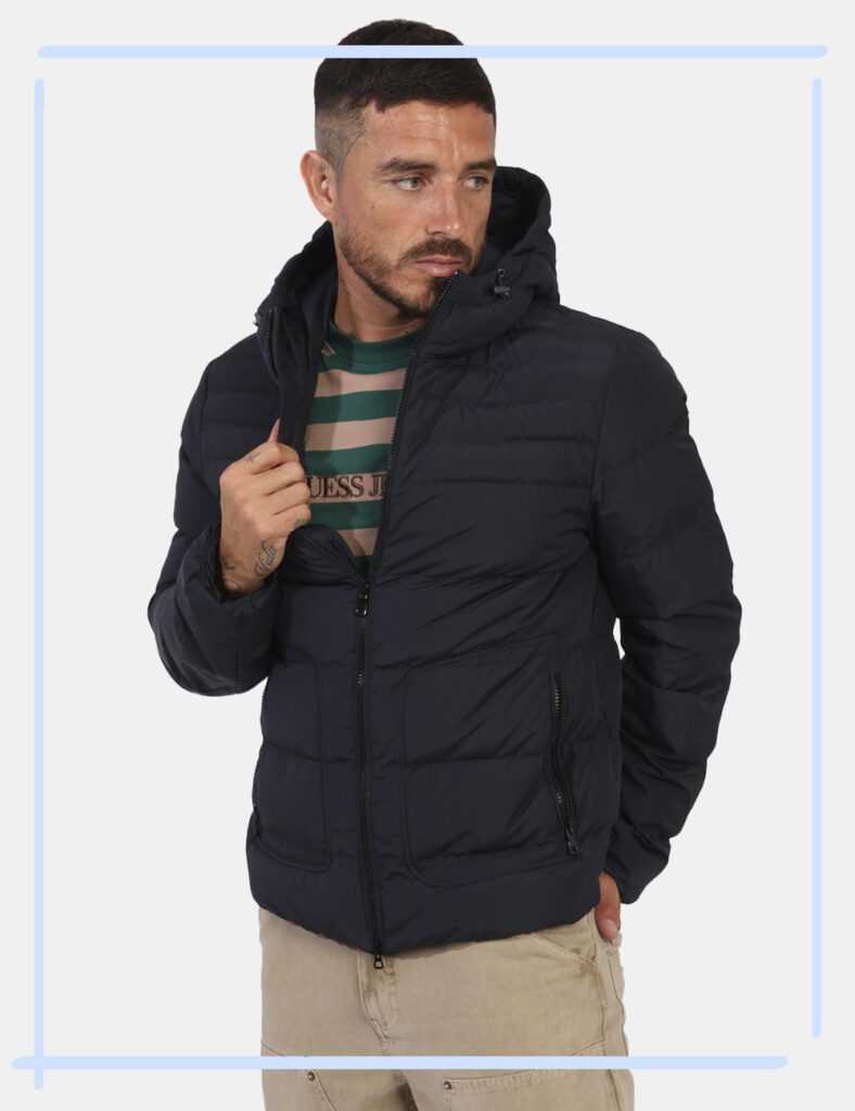 Outlet piumino uomo scontato - Piumino Geox Blu