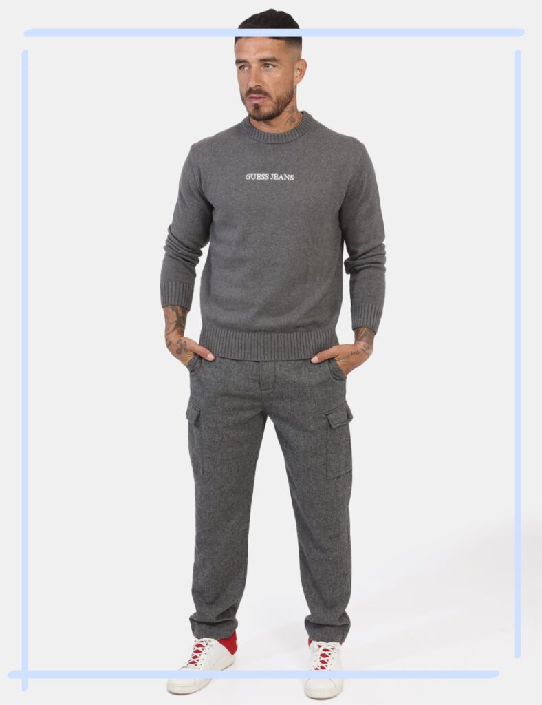 Guess uomo outlet  - Pantaloni cargo Guess Grigio