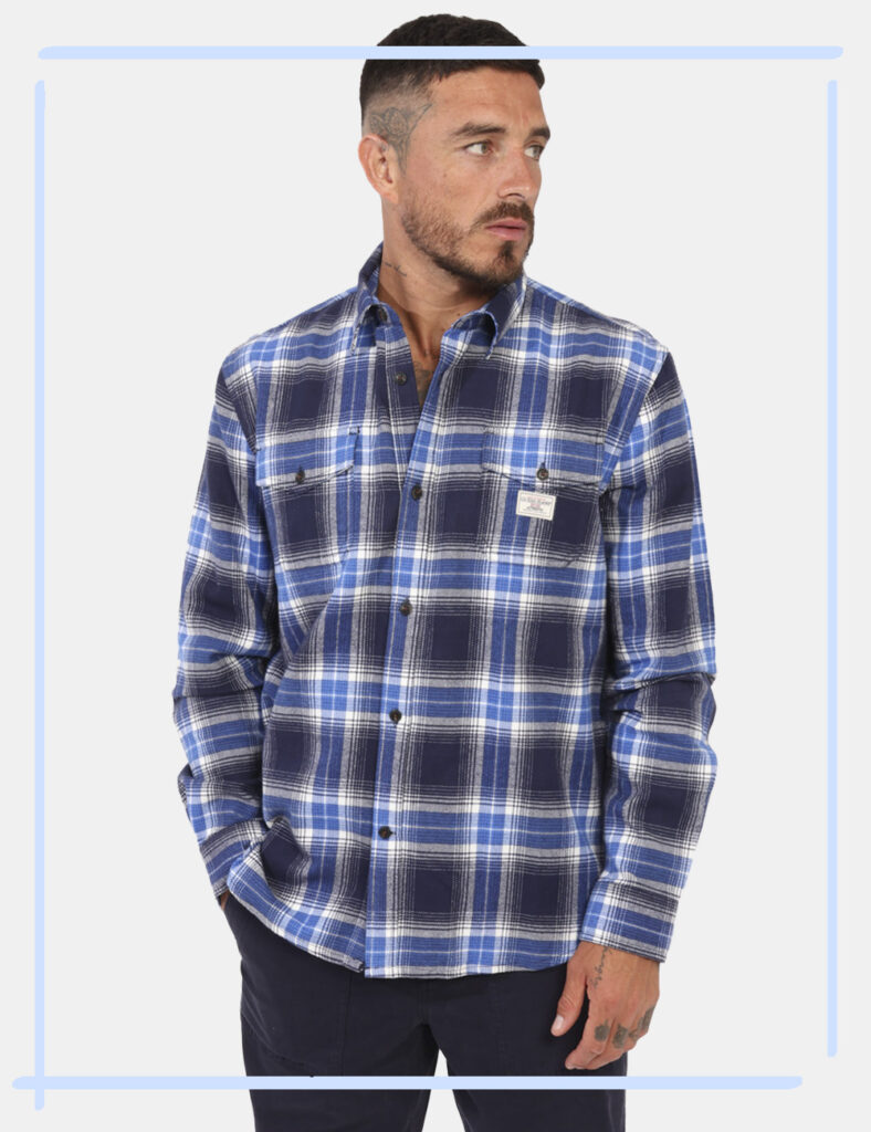 Outlet camicia da uomo scontata - Camicia Guess Blu