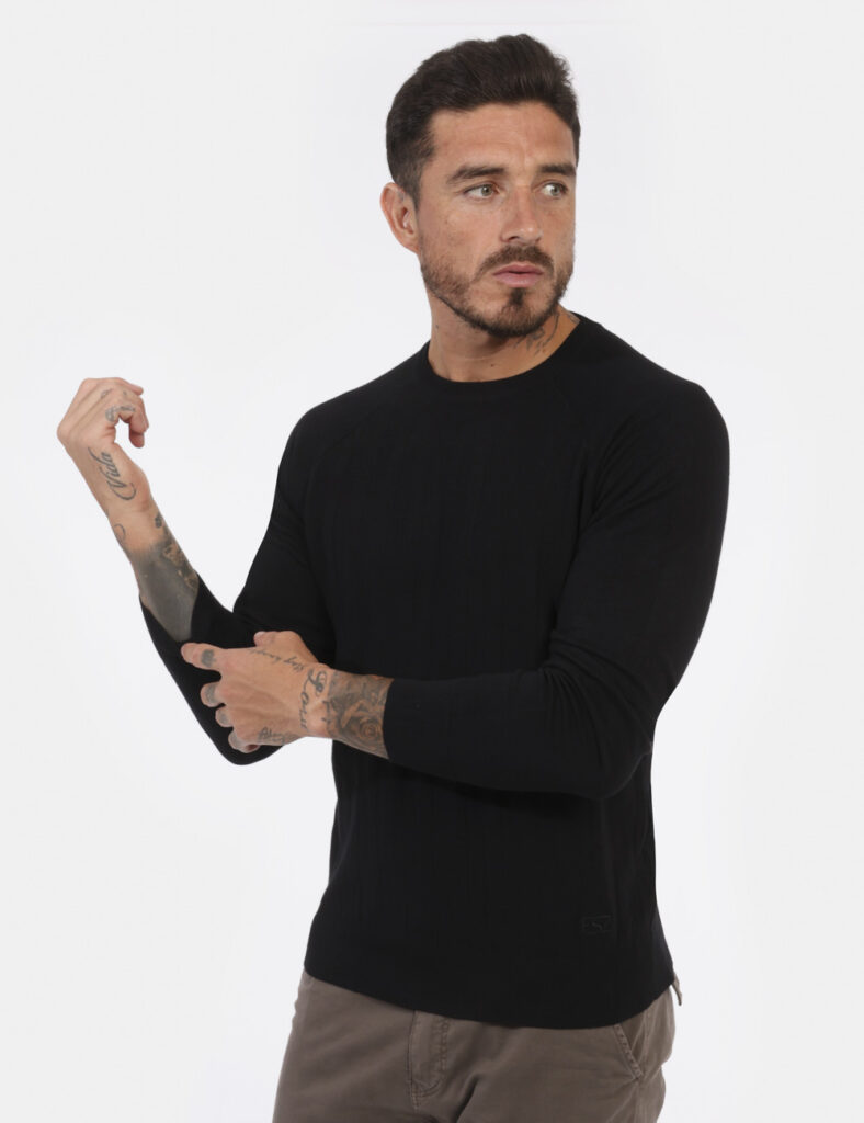 Abbigliamento uomo Yes Zee - Maglione Yes Zee Nero