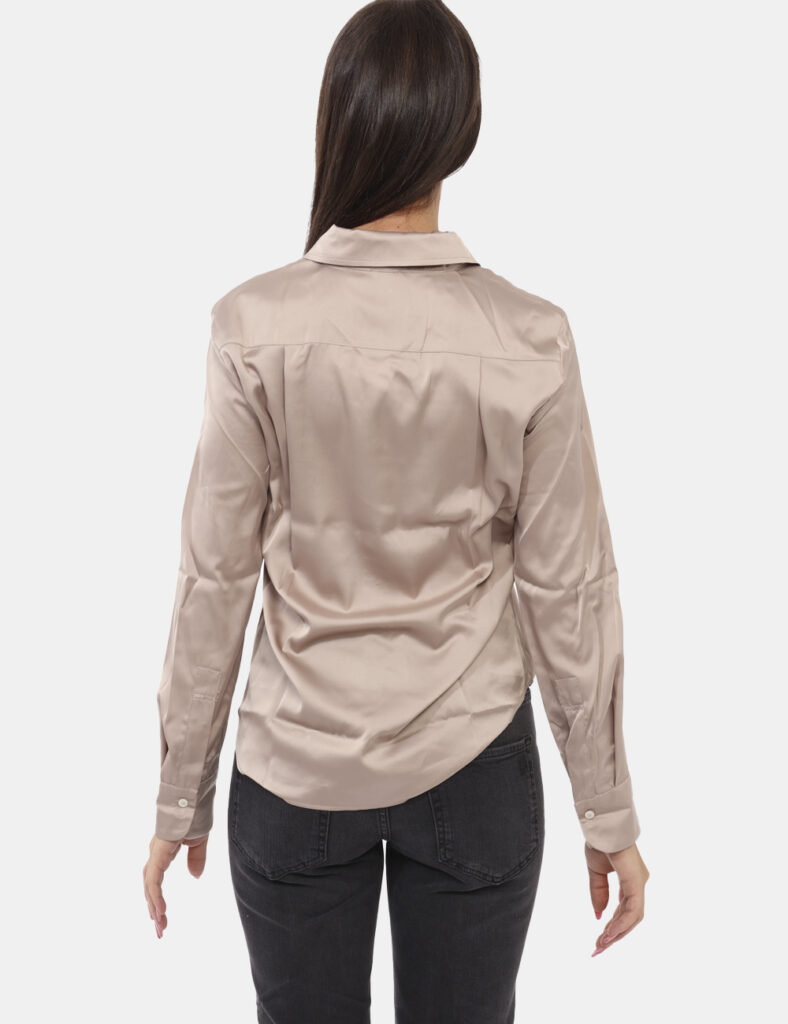 Camicia bluse elegante da donna scontata - Camicia Emme Marella Beige