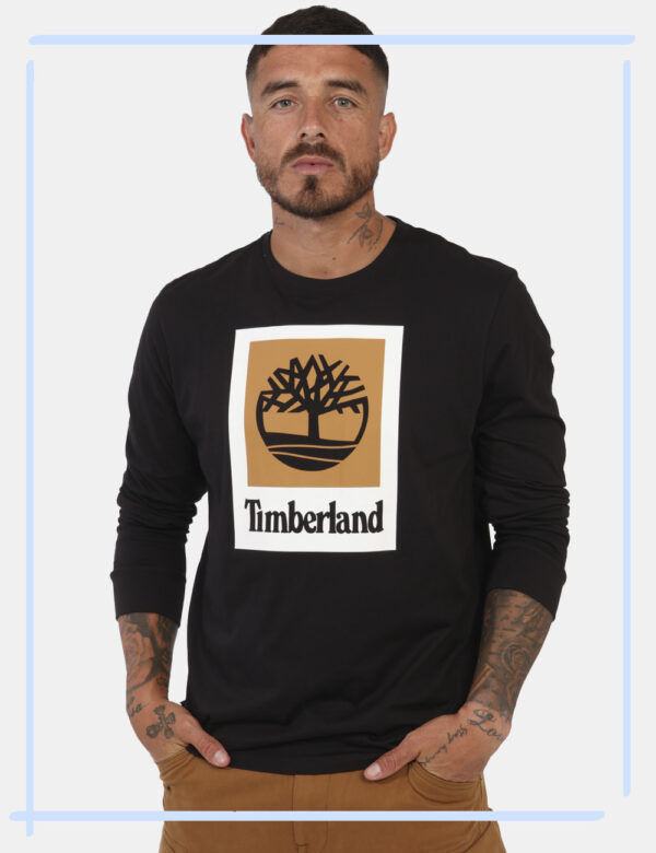 T-shirt Timberland Nero - L’articolo appartiene al campionario esclusivo di stagione: pezzo unicoCod. art. TB0A5VBB B CVVi r