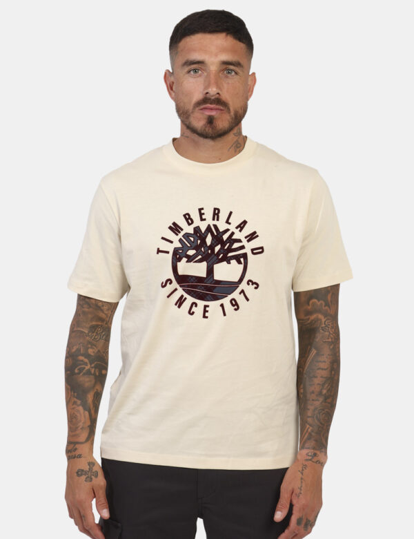 T-shirt Timberland Beige - L’articolo appartiene al campionario esclusivo di stagione: pezzo unicoCod. art. TB0A6VNT B CVVi