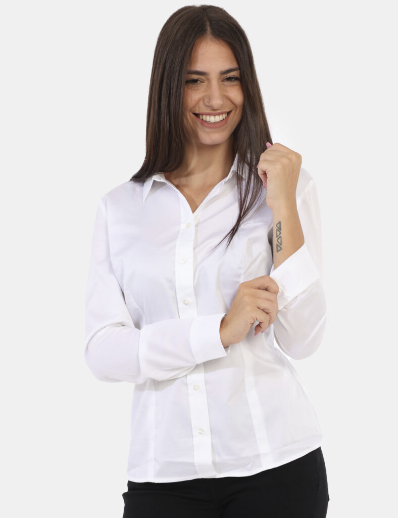 Camicia bluse elegante da donna scontata - Camicia GUESS Bianco