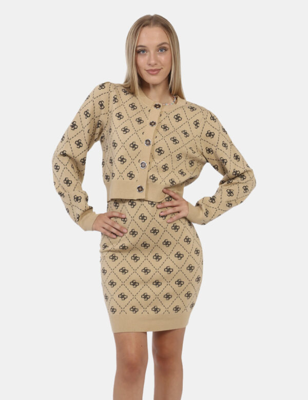 Abito Guess Beige - L’articolo appartiene al campionario esclusivo di stagione: pezzo unicoCod. art. W4BK98Z3JD2 GS CVVi ric