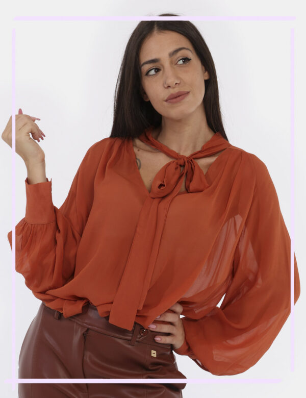 Blusa Manila Grace Arancione - L’articolo appartiene al campionario esclusivo di stagione: pezzo unicoCod. art. Y251VU A CVV