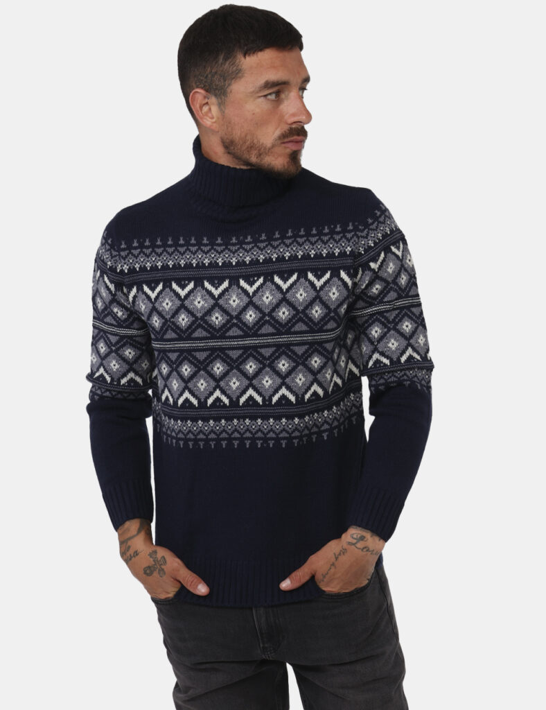 Abbigliamento da uomo Goha - Maglione Goha Blu