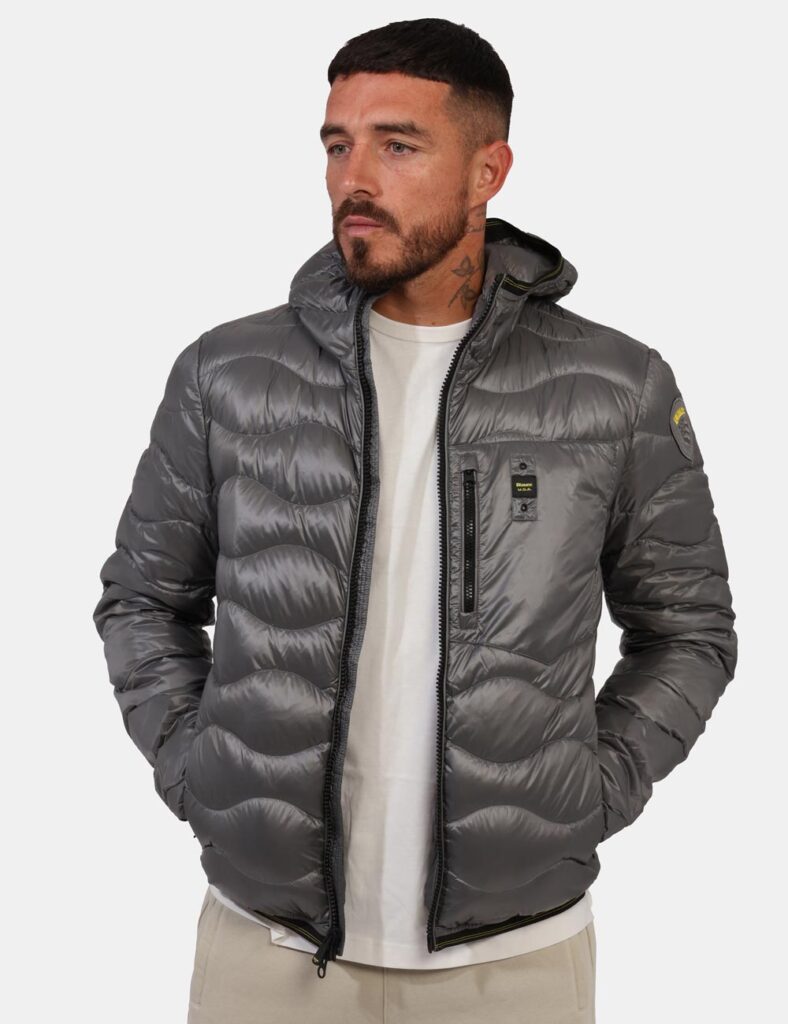 Outlet piumino uomo scontato - Piumino Blauer Grigio