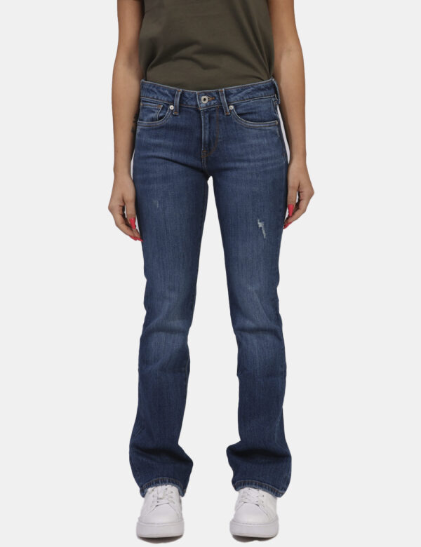 Jeans Pepe Jeans Jeans - Jeans bootcut dal taglio classico con 5 tasche. Presentano un leggero effetto strappato per un look