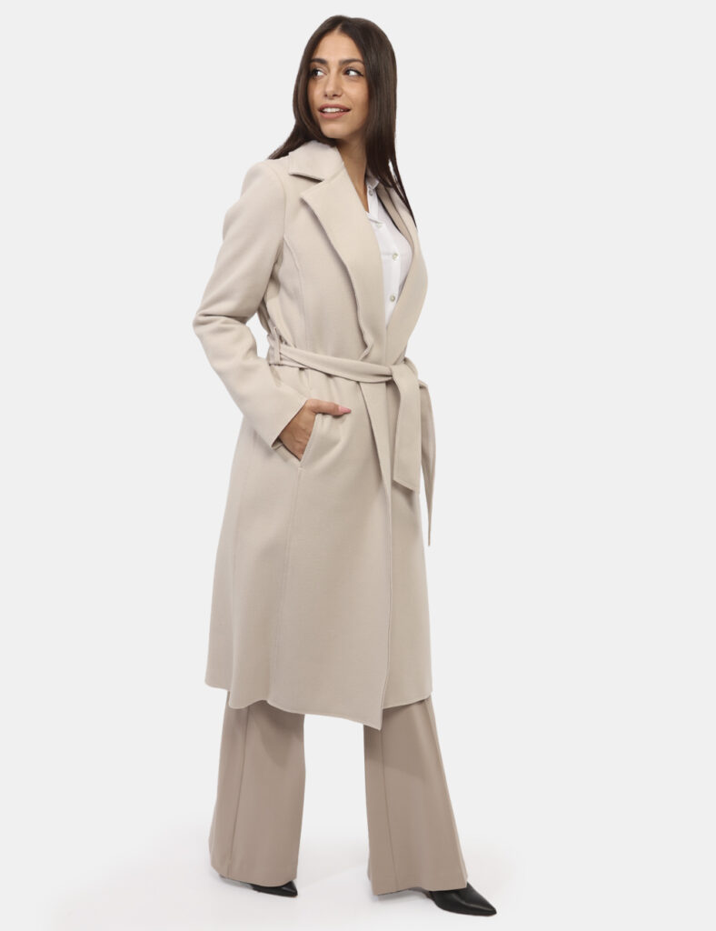 Cappotto Materica Beige