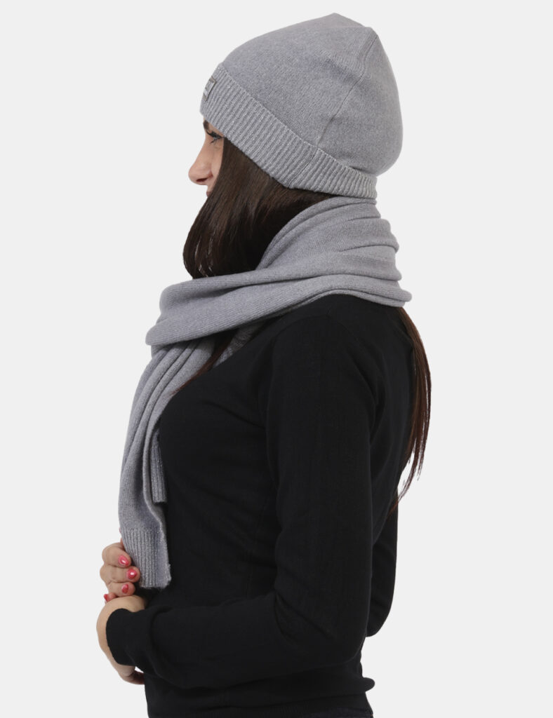 foulard da donna scontati - Sciarpa Yes Zee Grigio