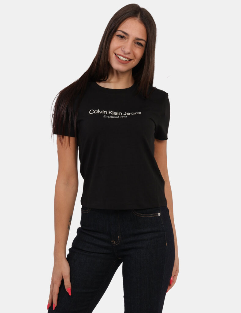 T-shirt Calvin Klein Nero