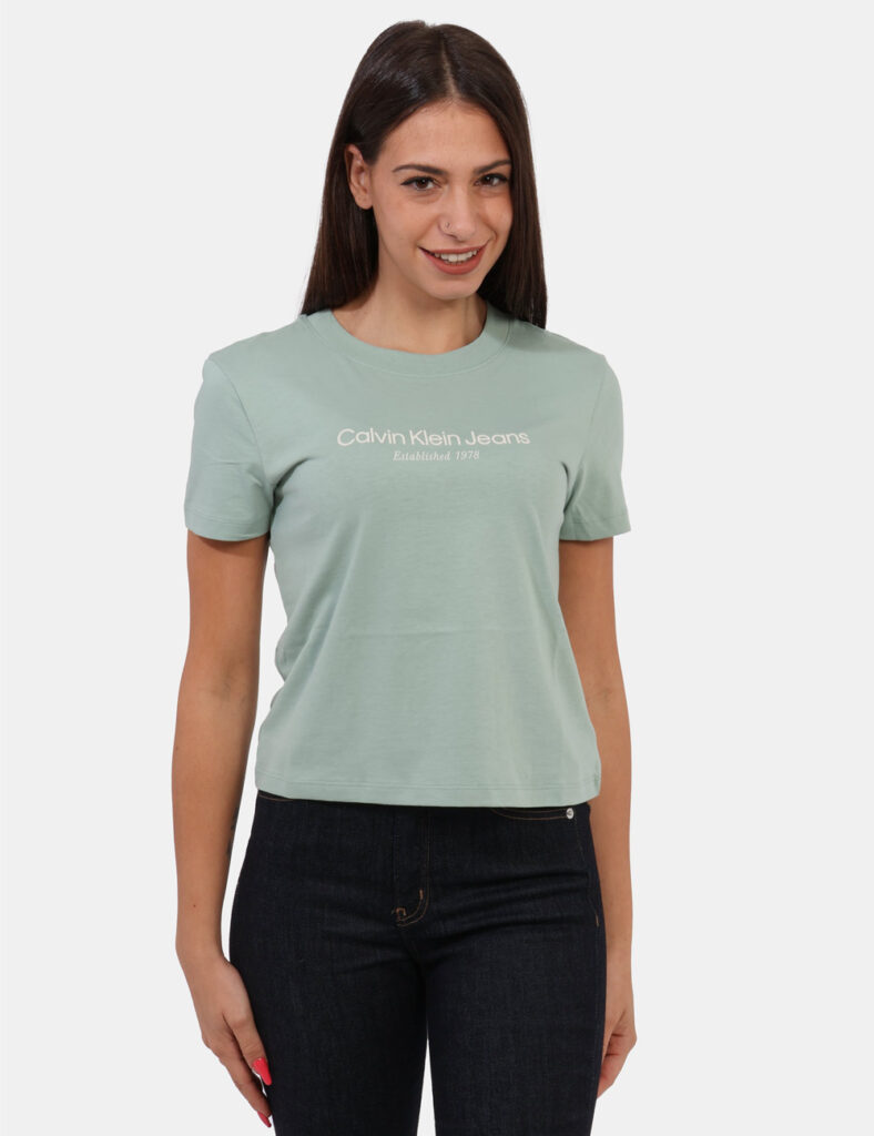 T-shirt Calvin Klein Verde