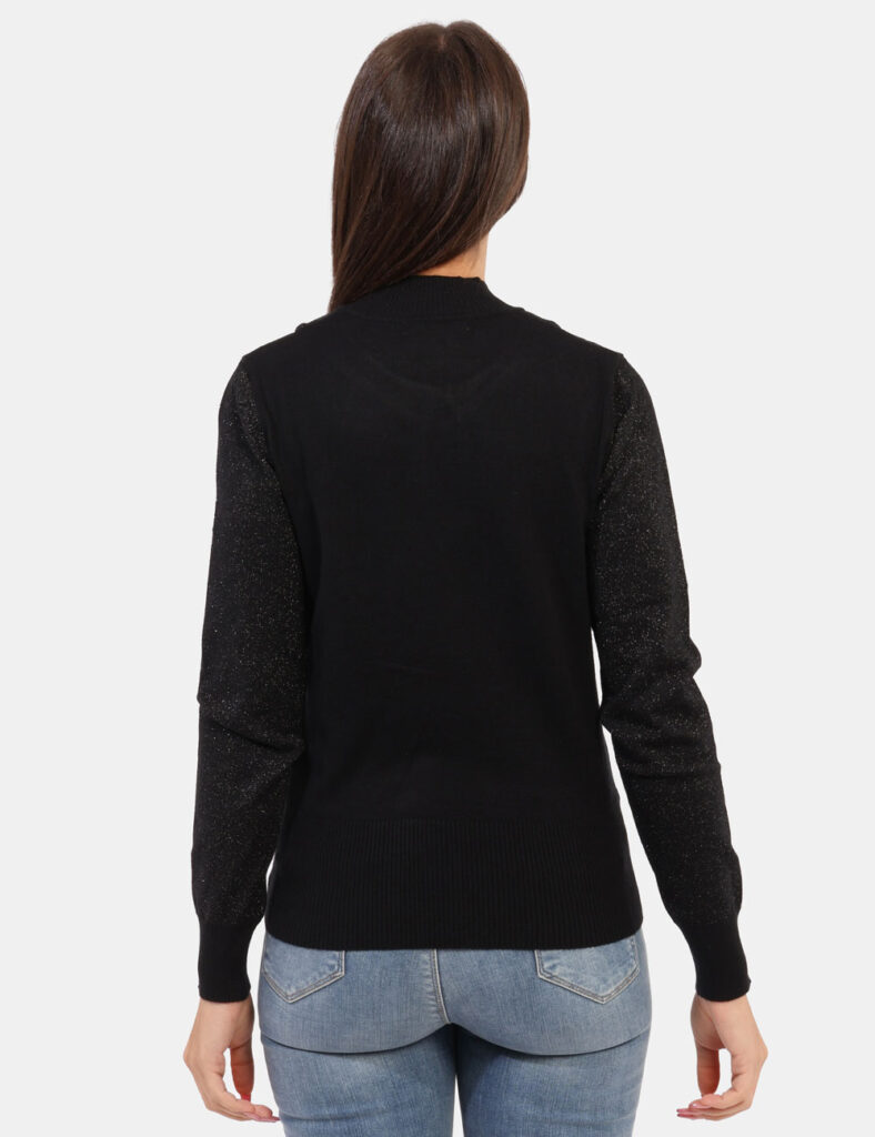 Yes Zee donna outlet - Maglione Yes Zee Nero