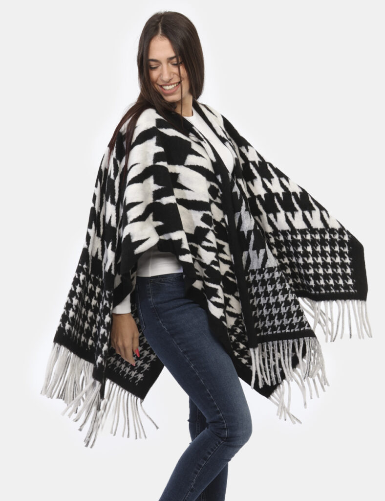 Accessori da donna - Poncho Concept83 Nero