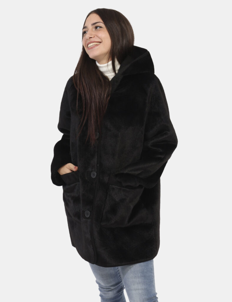 Yes Zee donna outlet - Cappotto Yes Zee Nero