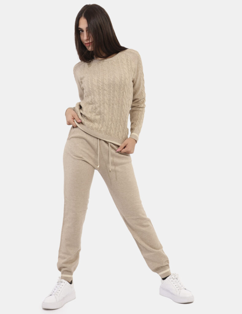 Pantaloni Yes Zee Beige