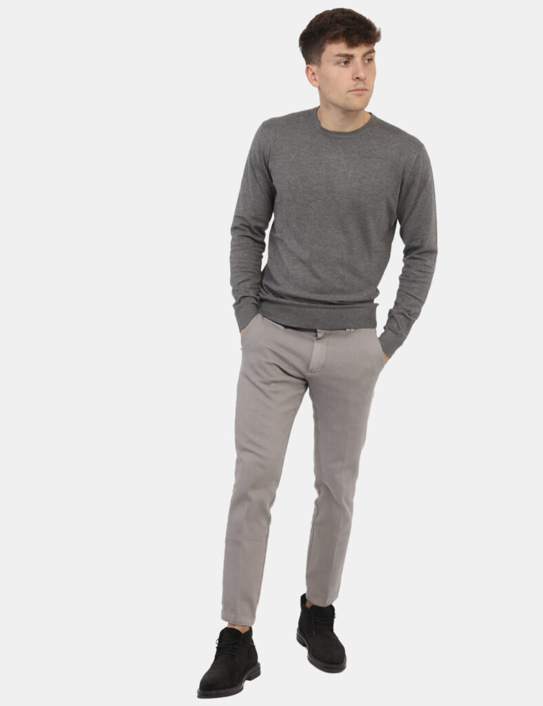 Outlet pantaloni uomo scontati - Pantaloni Yes Zee Grigio