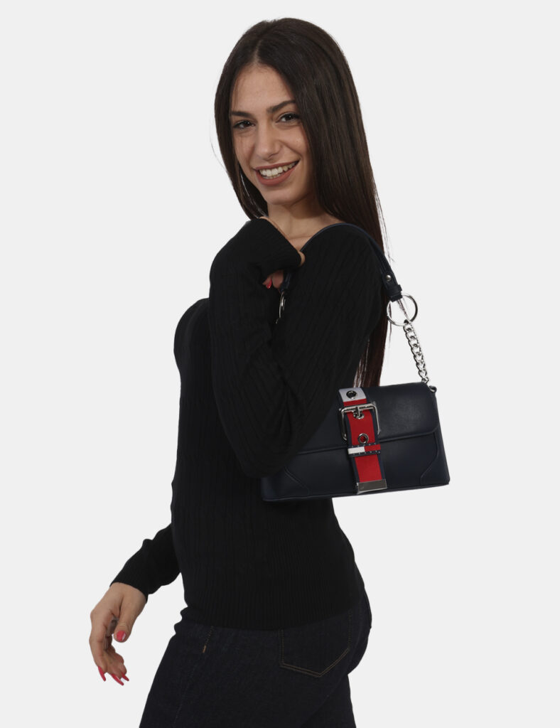 Abbigliamento donna scontato - Maglia Materica Nero