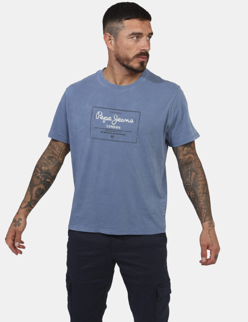 Pepe Jeans uomo  - T-shirt Pepe Jeans Blu